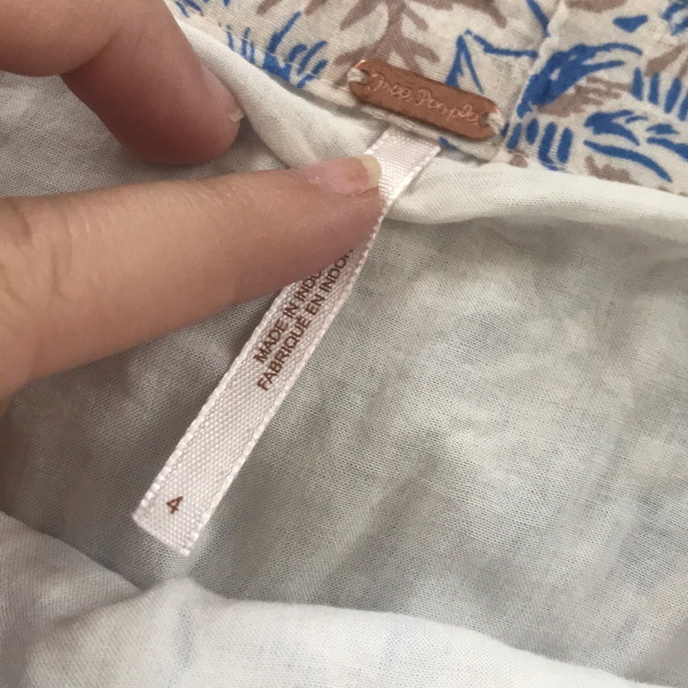 Free People hi low floral midi wrap skirt - Picture 7 of 8